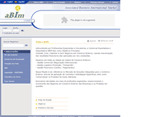 Tablet Screenshot of abimcomex.com.br